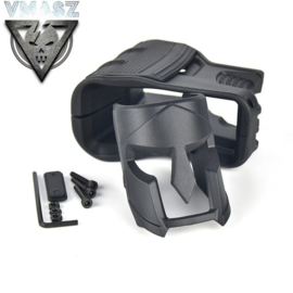 Kublai Mojo Style Ergonomic Magwell Grip for AEG M4. Blk