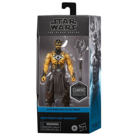 Star Wars The BLACK SERIES Jedi Fallen Order Night brother Warrior figure - 15cm