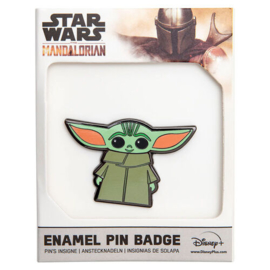 Star Wars The Mandalorian Logo Yoda Child ENAMEL pin badge