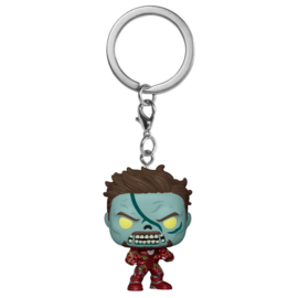 FUNKO Pocket POP Keychain Marvel What If Zombie Iron Man