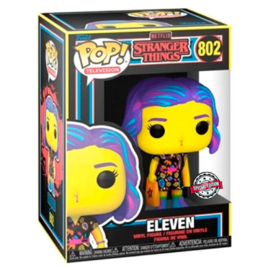 FUNKO POP figure Stranger Things Eleven in Mall Outfit Black Light - Exclusive (802)