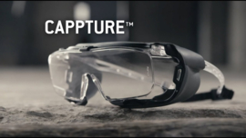 PYRAMEX Cappture Plus (2 COLORS) H2MAX Anti-Fog Coating - Lens with Rubber Gasket Fit over your prescription frames