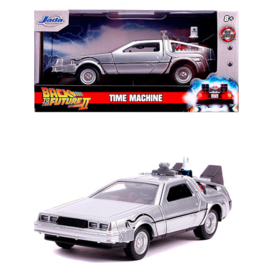 Back to The Future DLorean Time Machine metal car - Scale 1:32