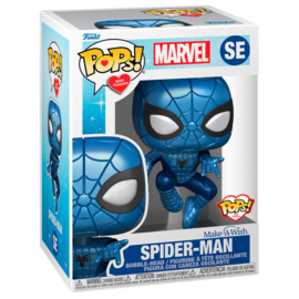 FUNKO Marvel Make a Wish Spiderman POP figure (Metallic Special Edition) (SE)