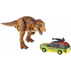 HASBRO Jurassic Park Transformers Tyrannocon Rex + Autobot JP93 set 2 figures