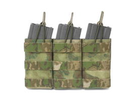 Warrior Elite Ops MOLLE Triple Molle Open M4 5.56mm Mag / Bungee Retention (ATFG)