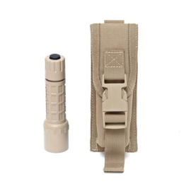 Warrior Elite Ops MOLLE Small Torch Pouch (TAN - COLOR)