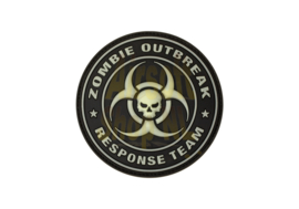 JTG Zombie Outbreak Rubber Patch - Glow in the dark