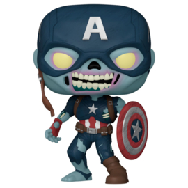 FUNKO POP figure Marvel What If Zombie Captain America (941)