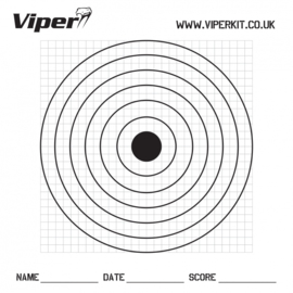 VIPER Pro Target (thin) Paper Targets (100Pcs)