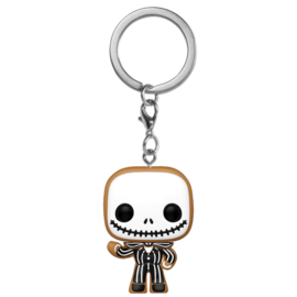 FUNKO Pocket POP Keychain Disney Nightmare Before Christmas Jack Skellington Gingerbread - Exclusive