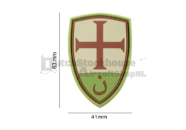 JTG Crusader Shield Rubber Patch (3 COLORS)