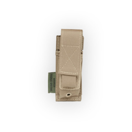 Warrior Elite Ops MOLLE Single 9mm Pistol Mag Pouch (MC)