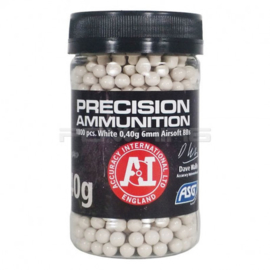 ASG 0.40 Precision Ammunition BB's 1000rds Bottle - White