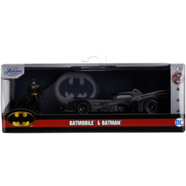 DC Comics Batman Batmobil Metal 1989 car + figure set Scale: 1:32