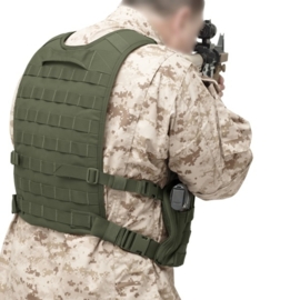 Warrior Elite Ops MOLLE Back Panel holds Medium - Large Plates / Internal Plate Height Adjustment (3 COLORS)