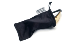 PYRAMEX Cloth Drawstring Bag for Glasses (BLACK)