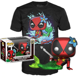 FUNKO Set figure POP & Tee Marvel Deadpool Mermaid - Exclusive (321)