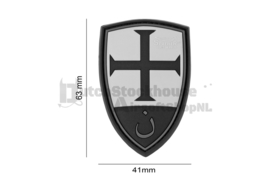 JTG Crusader Shield Rubber Patch (3 COLORS)