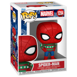 FUNKO POP figure Marvel Holiday Spiderman (1284)