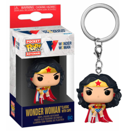 FUNKO Pocket POP Keychain DC Wonder Woman 80th Wonder Woman Classic with Cape