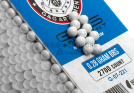 G&G Perfect 0.28g  NON-BIO BB's 2700rds - White