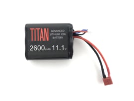 Titan Power Li-on 2600 mAh 11.1V Brick Deans (T-Plug)