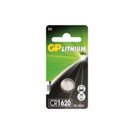 GP CR1620 3V Knoopcel Lithium Battery - 1pcs