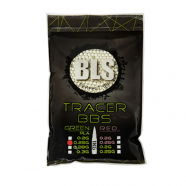 BLS  0.25g BIO (Biodegradable) High Precision Tracer (Glowing) BB's 4000rd - GREEN