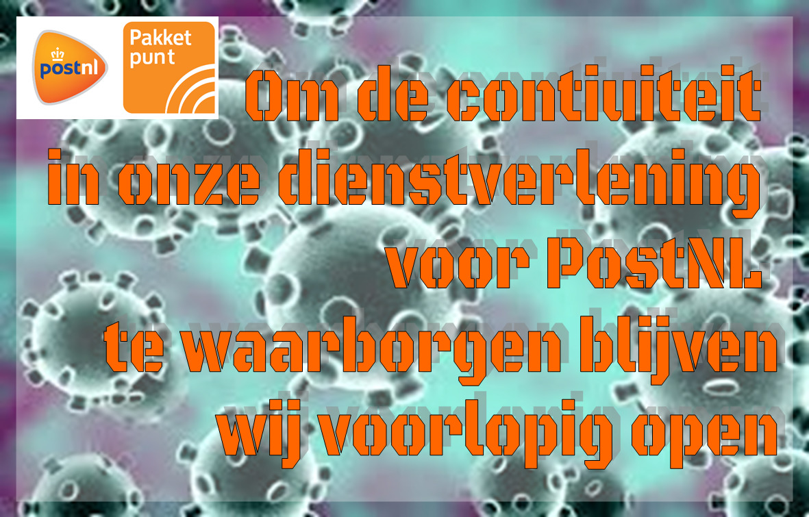 Corona virus Winkel open Corona virus Winkel open
