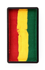 splitcake PXP  rasta rood geel groen