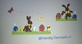 statische raamstickers pasen