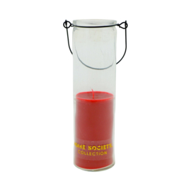 kaars in tube | warm rood