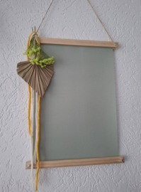 blanco tuinposter / woonposter met ringen | groentinten