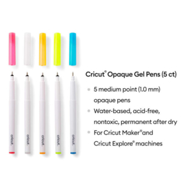 cricut opaque gelpen 1.0 mm