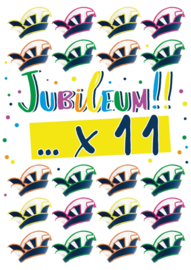 wenskaart jubileum carnaval