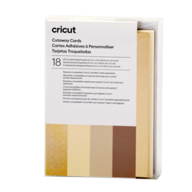 Cricut Cutaway Cards Neutrals R10-8,9 x 12,4 cm (18 pack) 
