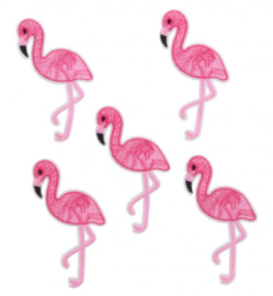 patch/applicatie flamingo rose