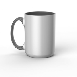 cricut mug grijs/wit 440ml