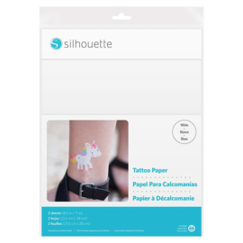 SILHOUETTE TATTOO PAPER WHITE