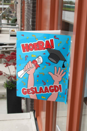 Raambord Geslaagd 60 x 45 cm