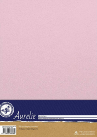 Aurelie Elegant Shimmering Cardstock Baby Pink