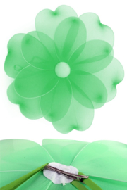 bloem met clip 55 cm | groen