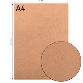 cardstock kraftpapier A4 300g