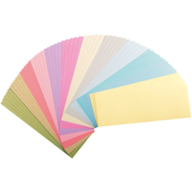 Florence • Cardstock papier Glad 11,4x30,5cm Pastel