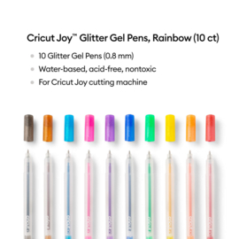 cricut joy glitter gel pen | regenboog 0.8 mm