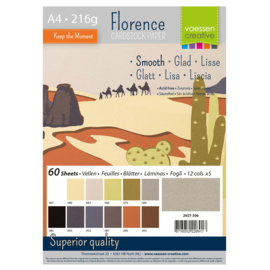florence cardstock smooth A4 | earth tones