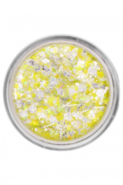 PXP pressed chunky glitter cream neon yellow candy 10 ml
