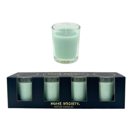 Votief Kaars L Set 4 celadon