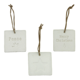 Ornament Mini Letter Art Xmas